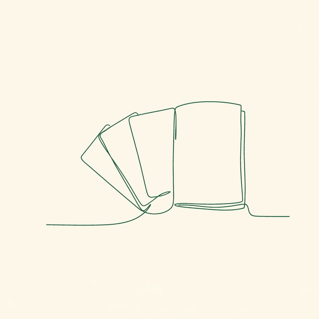 Layered keycards and catalogue silhouette illustrating B2B wholesale portal roles and permissions